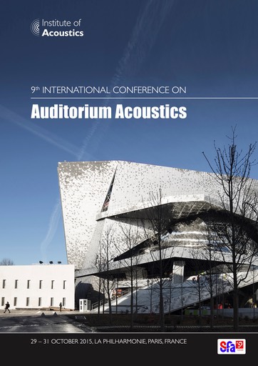 Auditorium Acoustics Final Programme