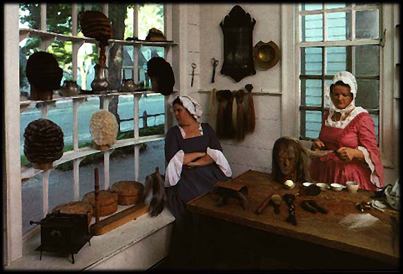 wig maker in colonial times
