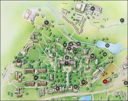vassar college campus map